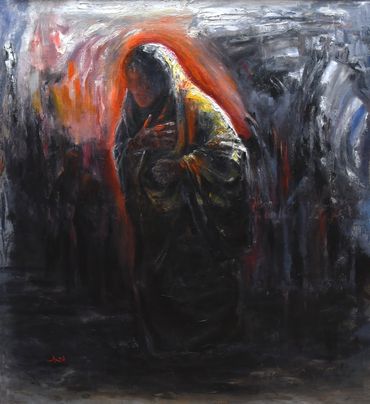 Resurrection from Death - Palestine- Anwar
Oil on Canvas - 100x90 cm
2025 - Available