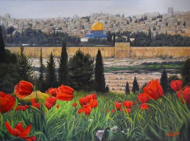 Anemones in the lands of Jerusalem
Oil on Canvas
60 x 80 cm
Sold