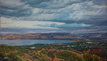 Panorama of Lake Tiberias
Oil on Canvas
70 x 120 cm
Sold
