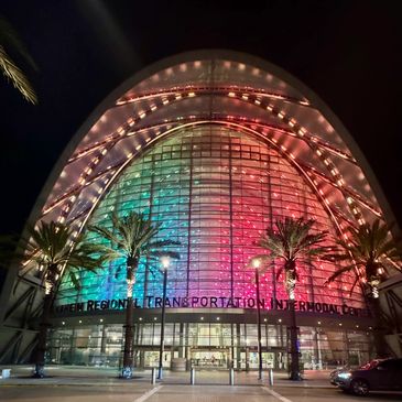 Anaheim Regional Transportation Intermodal Center, ARTIC, Train, Bus, OCTA, Taxi