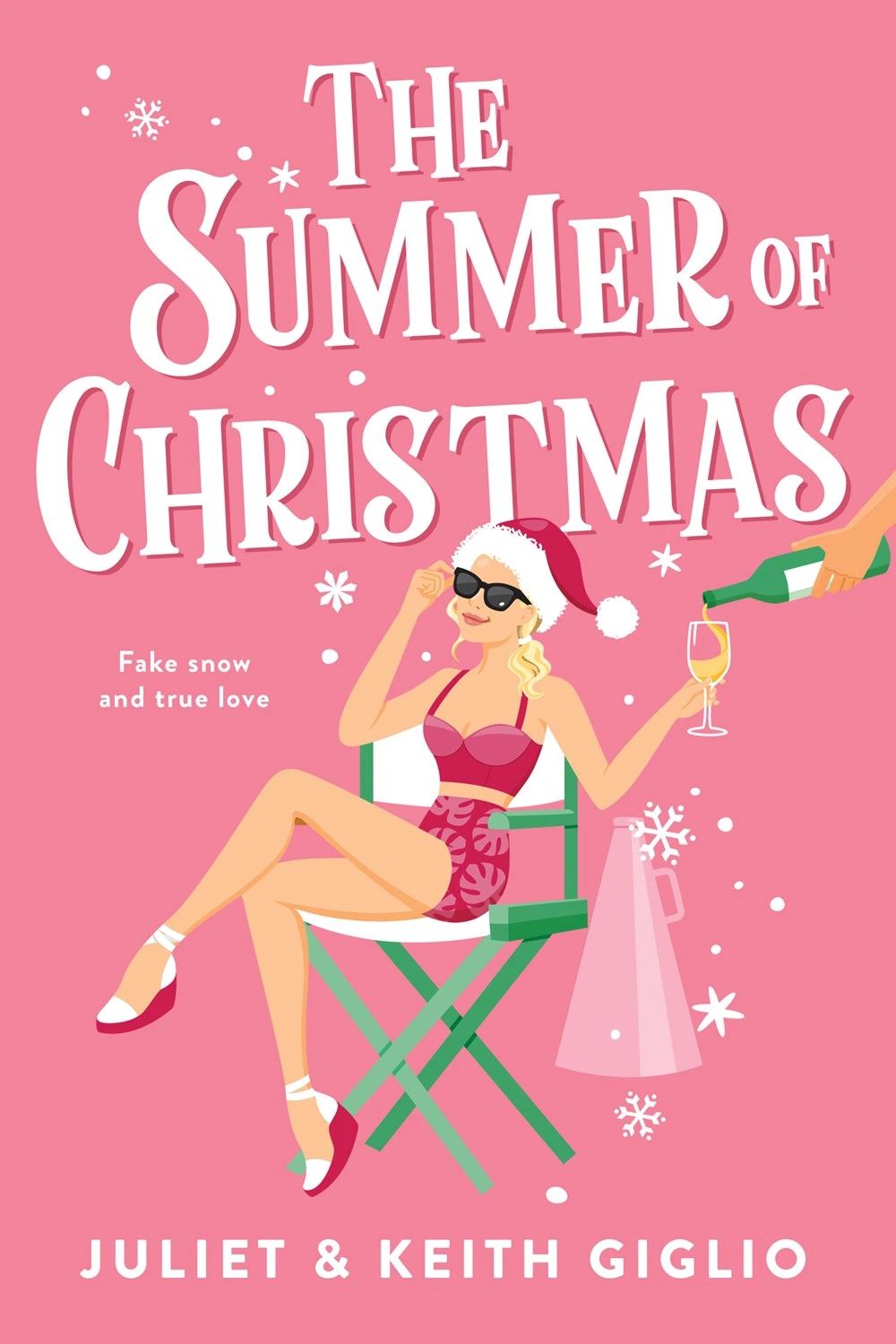 The Summer of Christmas by Juliet & Keith Giglio book cover illustration by Monika Roe illustration.