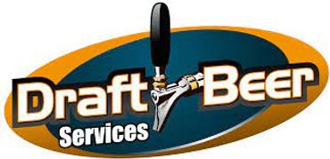 Logo for Draft Beer Services with a beer tap graphic.