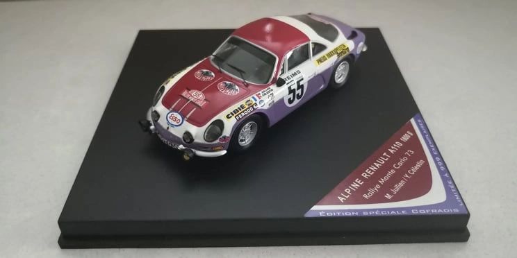 Alpine A110 1600SC 1976 Rallye Monte-Carlo – Trofeu 1/43, Modifiée, Boîte