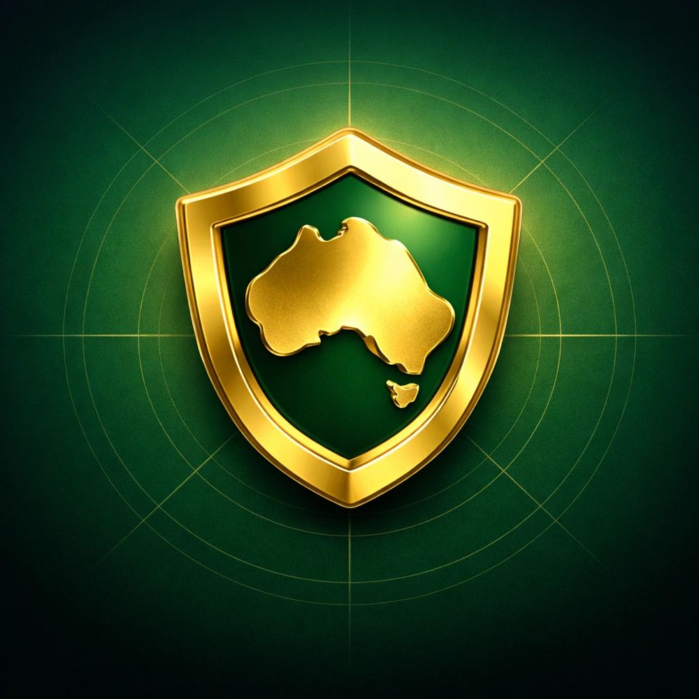 An image of a deep green layout with AWA gold shield for Australian Wealth Advisory.