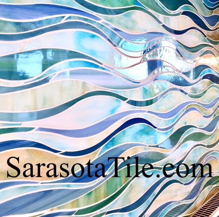 Van Osdol marble and tile backsplash in Sarasota, Florida
