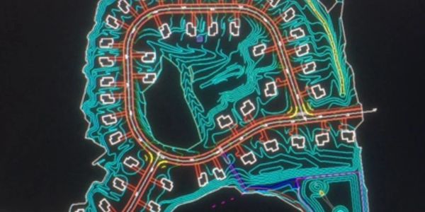 linework map Modeler Modeling Gps Model 3d Machine Control Grading Leica Topcon tin surface file ttm