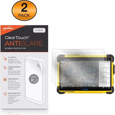 BoxWave Screen Protector Compatible with Trimble T10 - ClearTouch Anti-Glare (2-Pack)