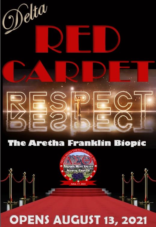 Delta Red Carpet Respect: Aretha Franklin Biopic opening August 13, 2021.