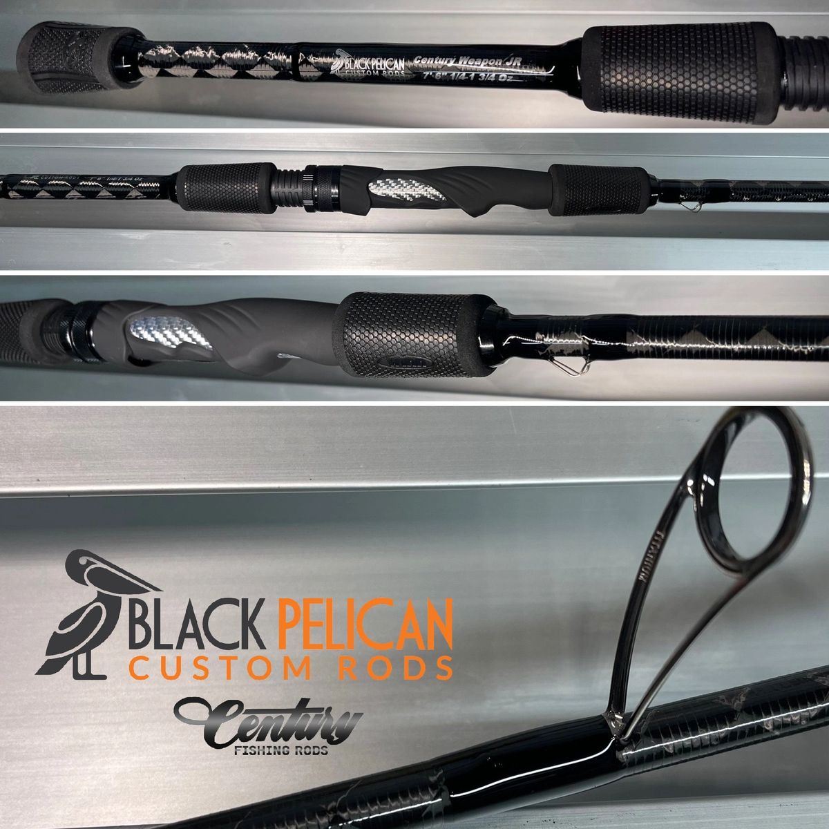 Century Weapon Jr 7’6” 1/41 3/4 Fast Titanium Torzite guides