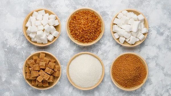 Types of sugar produced in Brazil from sugar cane.