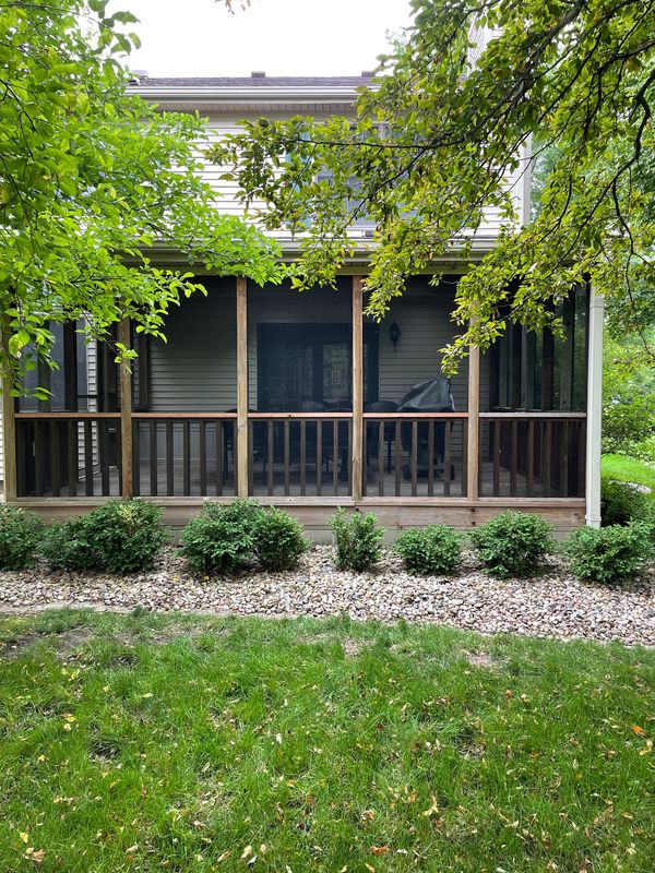 Enclosed porch