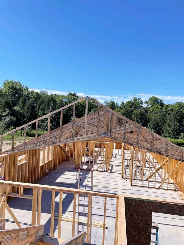 New house build in progress