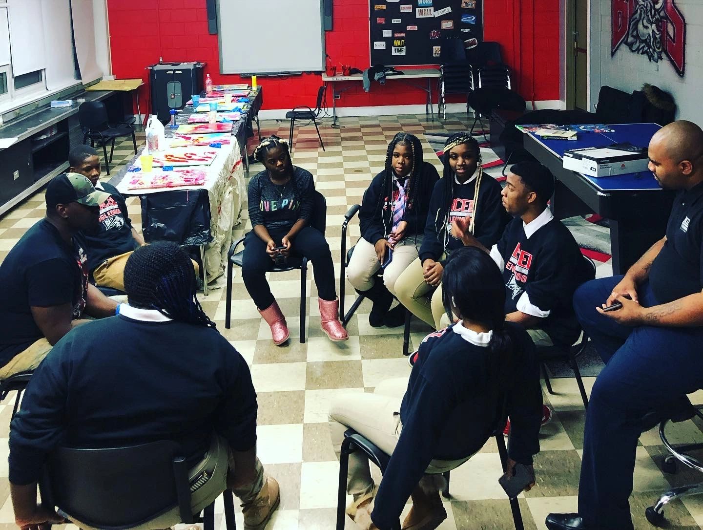 RGC (Restorative Group Conversation), participants provide support and feedback for one another.