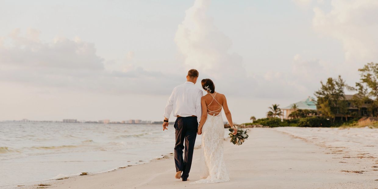 Celebrate the start of your forever on a beach
