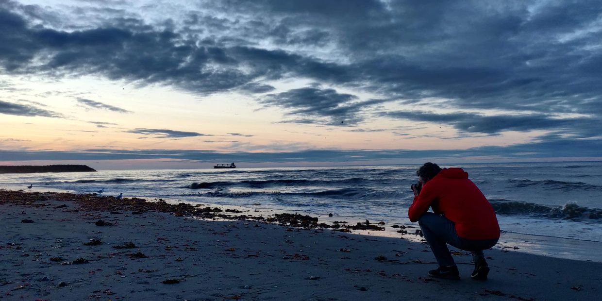 I ma capturing the scene at Riotel See Pavilion at Matane, Quebec