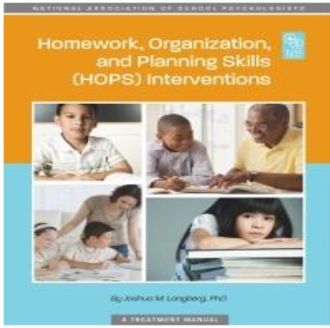 improving children's homework organization and planning skills (hops)
