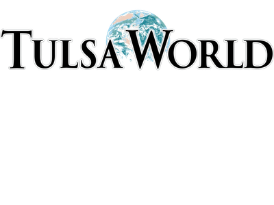 Tulsa World logo with earth image.
