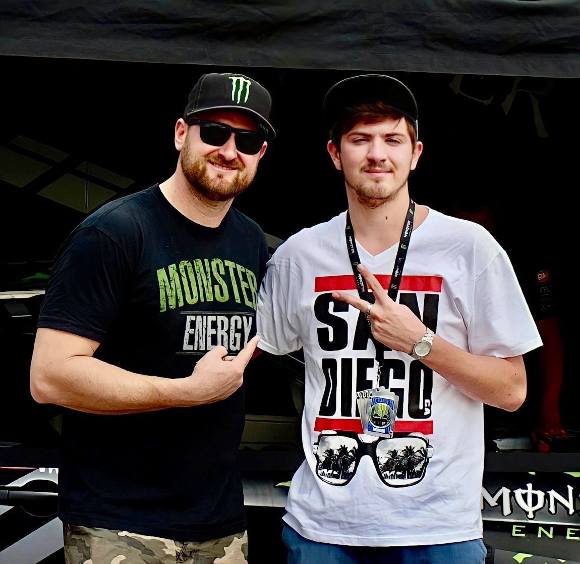 Formula Drift Champion Vaughn Gitten Jr. and Josh Las Vegas