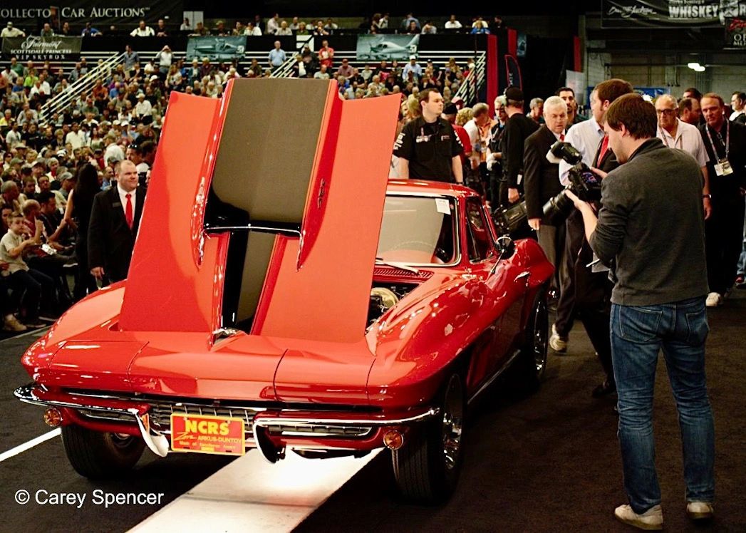 Rare 1967 Chevrolet Corvette L88 Coupe Red $3,850,000 million  Chevy Barrett Jackson Auction