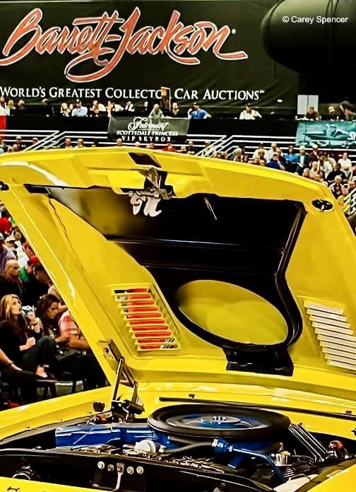 Barrett Jackson Auction Beautiful Yellow Sports Car 1969 Chevrolet Camaro SS Chevy