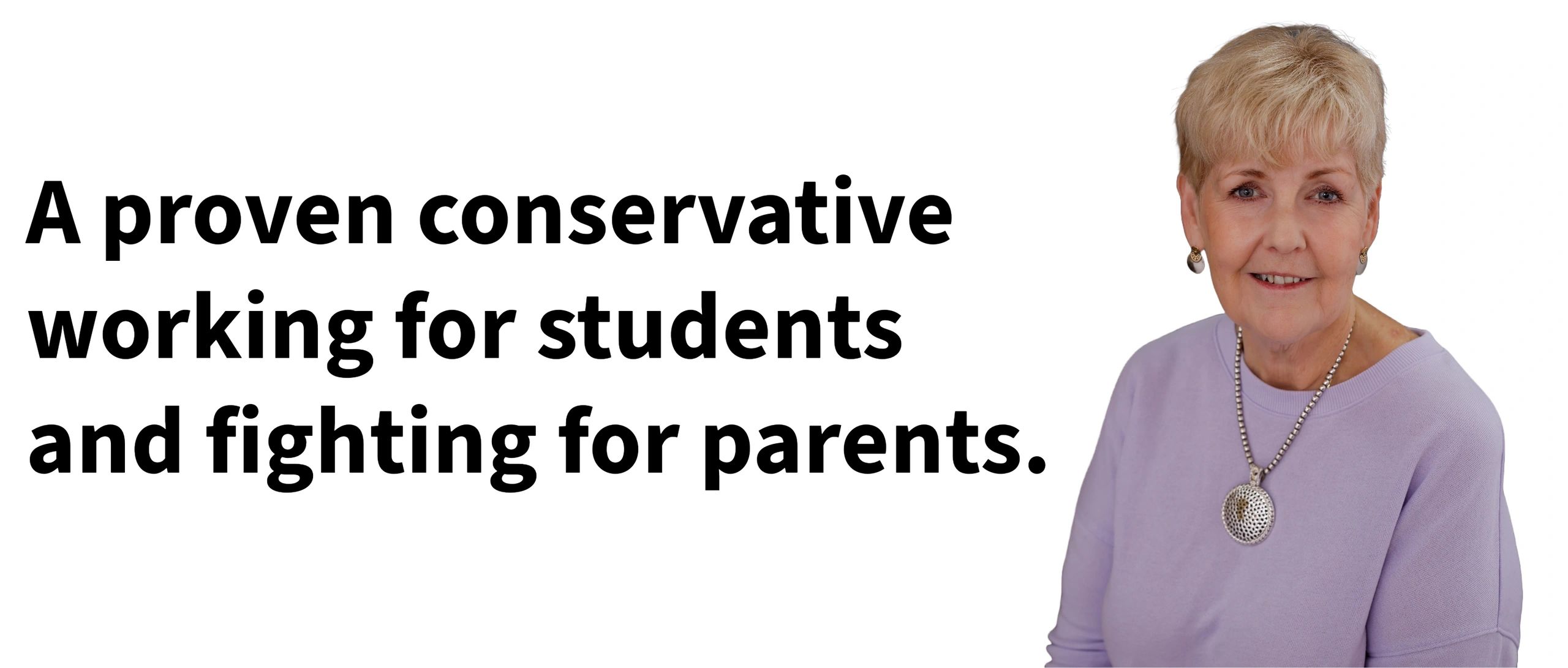 Pat Hardy: A proven conservative working for students and fighting for parents.
