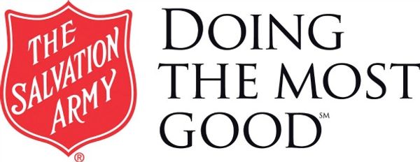 The Salvation Army logo with the slogan "DOING THE MOST GOOD."