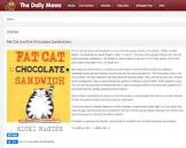 The Daily Mews Website Review of Fat Cat and the Chocolate Sandwich