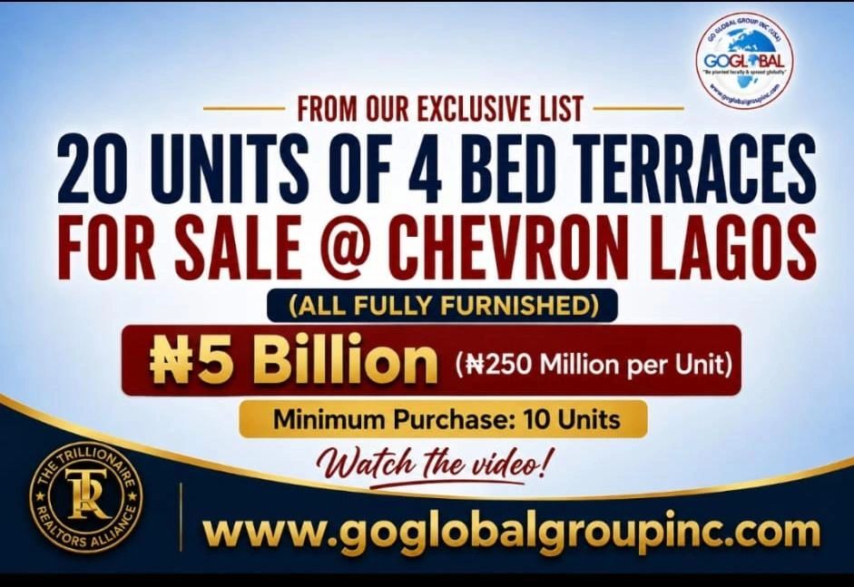 Go Lobal Group Inc Flyer for 20 terrace buidings at Chevron
