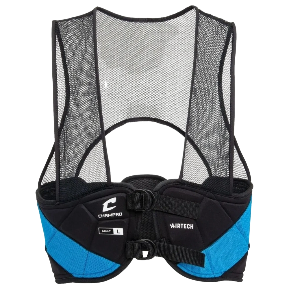 Champro Air Tech 4-Rib Protective Vest - Moisture Wicking With Adjustable Chest Fit