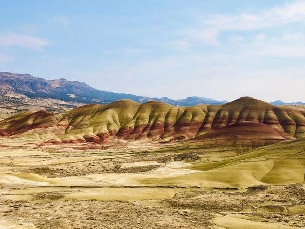 Painted Hills Image, John Day Fossil Beds. Credit - Susan Taylor