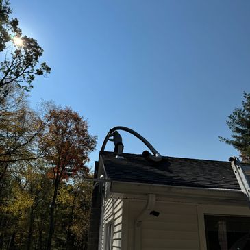 After a chimney sweep and chimney inspection was done this chimney required a new chimney flue 