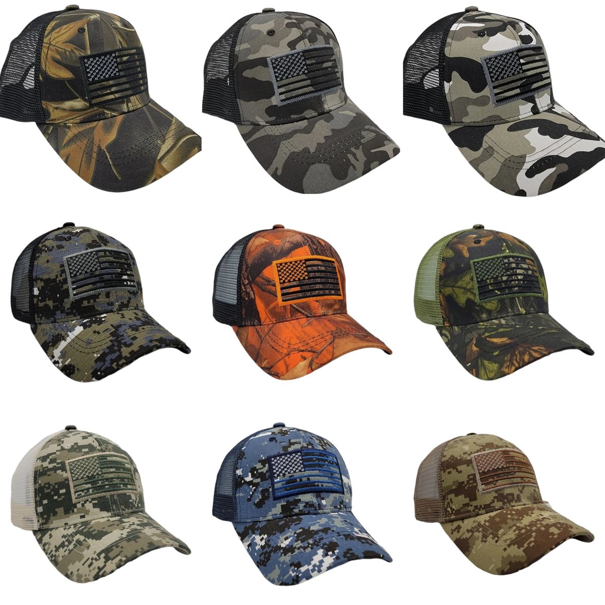 Altis Apparel American USA Flag EST 1776 Hat Cool Mesh Lightweight