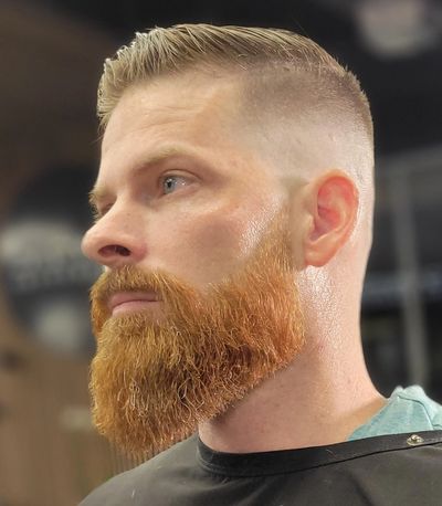 A completed beard-trim from Sharp and Faded Barber in Fort Lauderdale 
