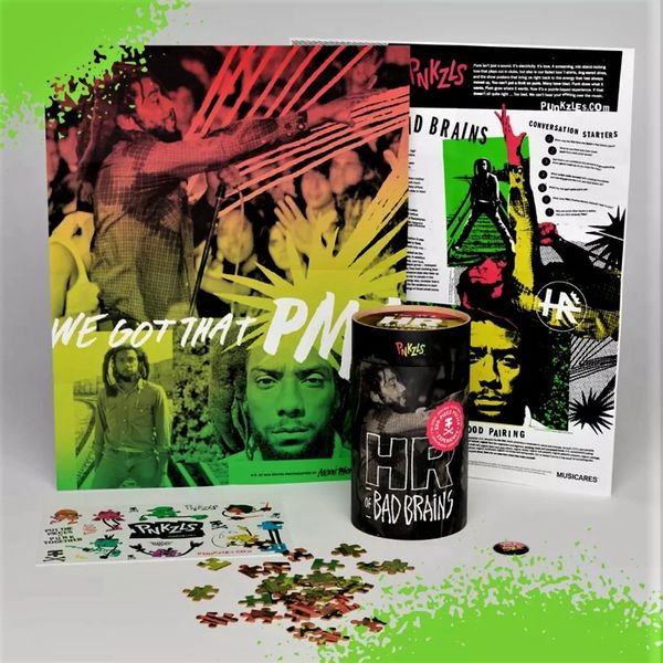 Bad Brains themed puzzle and promotional materials.