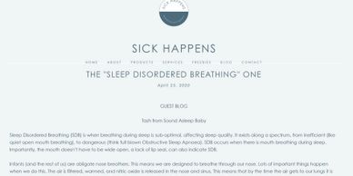 Sleep disordered breathing