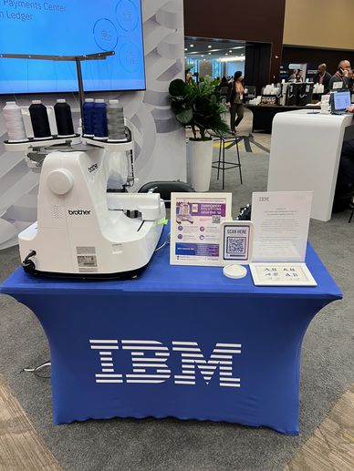 Embroidery Solutions Live Event Setup – Custom Embroidery Booth in Toronto