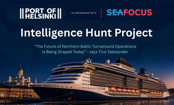 Port of Helsinki and SeaFocus launch Intelligence Hunt Project for Northern Baltic operations.