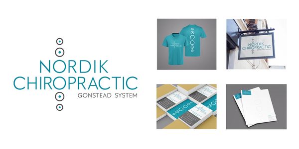 Revised branding for this case study, including logo, stationery, signage, and staff shirt design.