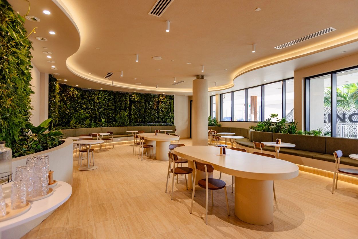 Westfield Chermside - Total Fusion gym. Principle Contractor - Grosvenor Engineering Group.