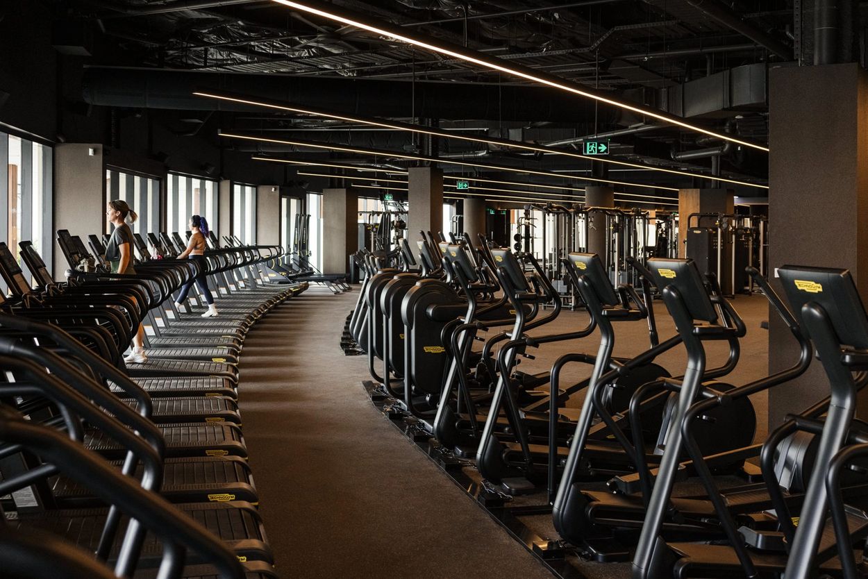 Westfield Chermside - Total Fusion gym. Principle Contractor - Grosvenor Engineering Group.