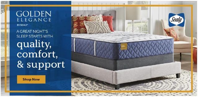 sealy golden elegance gilded breath mattress