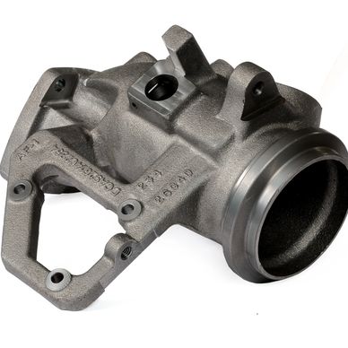 exhaust valve body casting