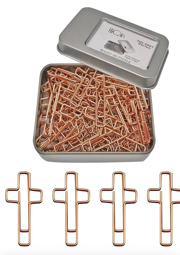 Cross Paper Clips 