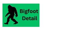 Bigfoot Detail