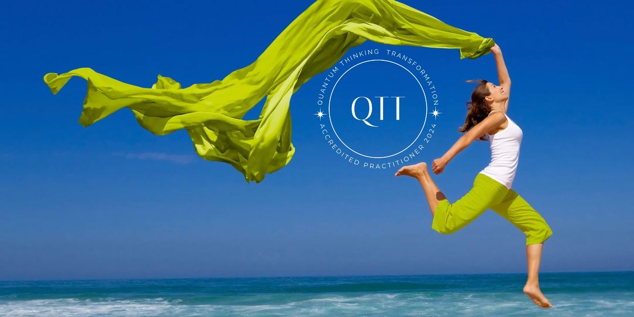A woman dances for joy as her pain has been released by QTT