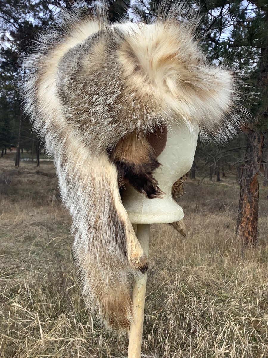 Badger fur online hat