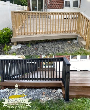 Water based stain and oil based stain 