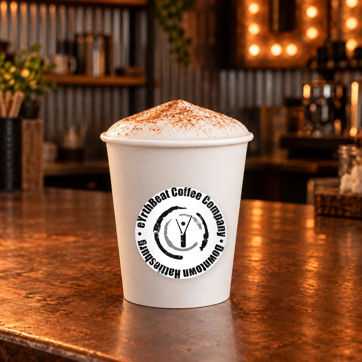Babyccino at eYrthBeat Coffee Company