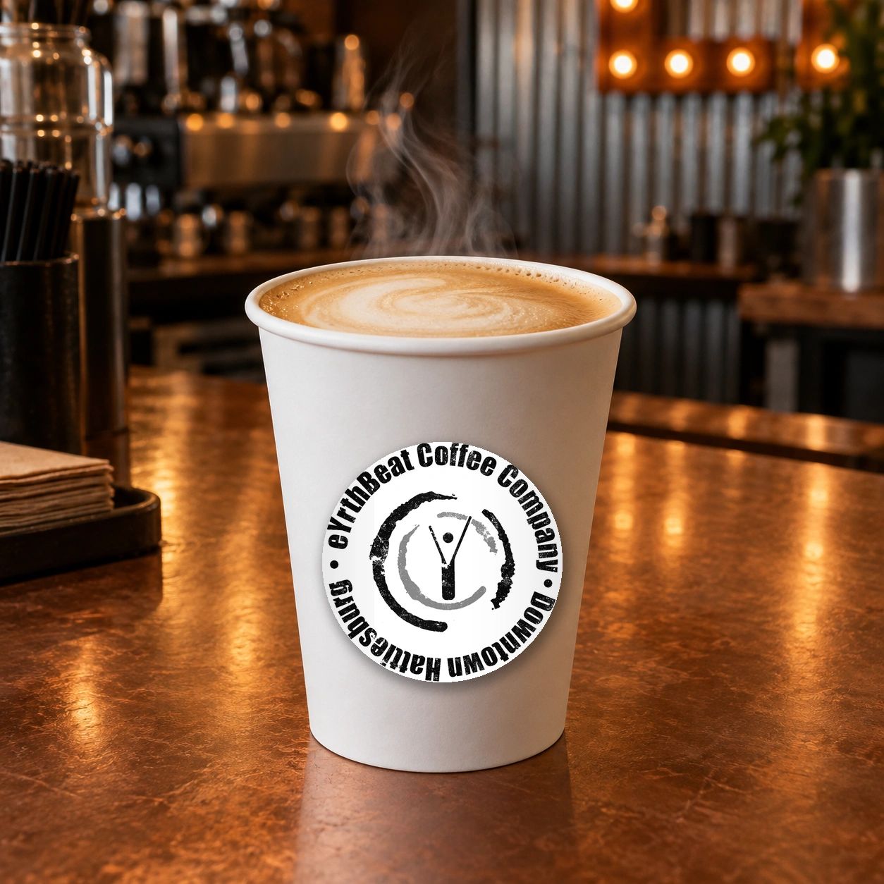 Au Lait at eYrthBeat Coffee Company