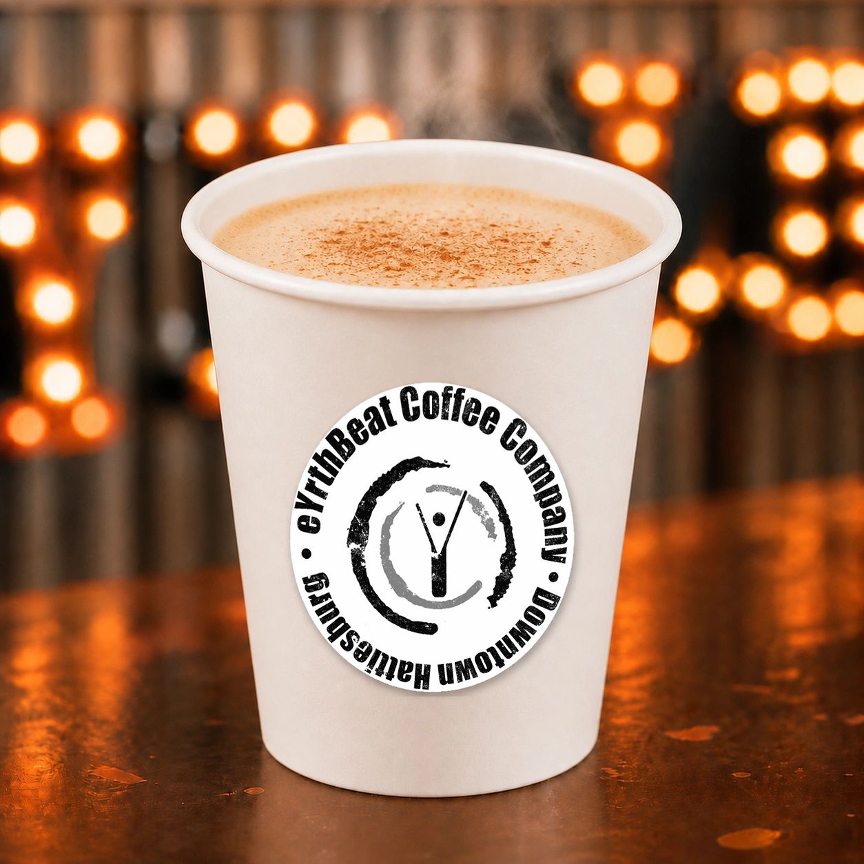 Chai Latte at eYrthBeat Coffee Company